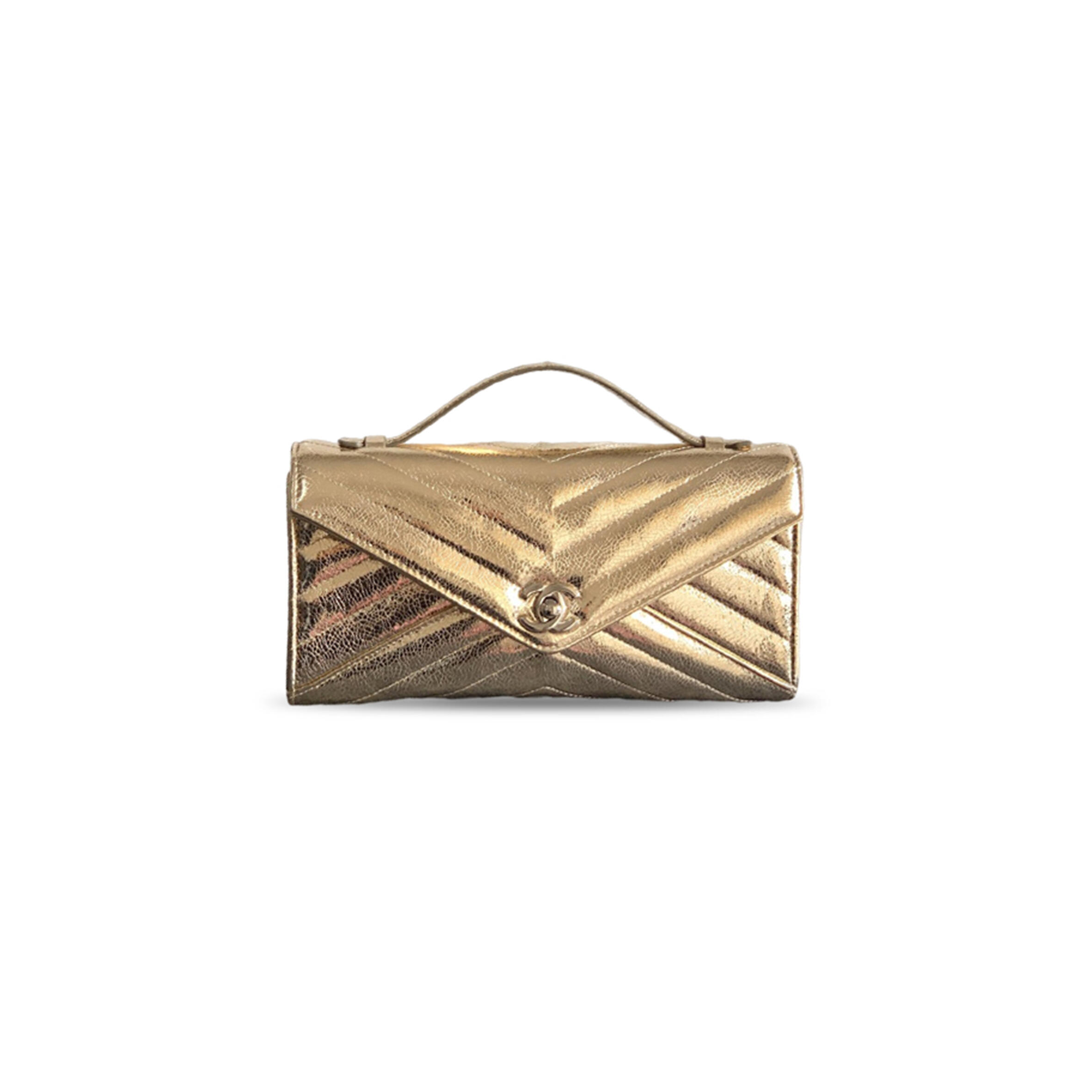 CHANEL 26X V-PATTERNED EVENING BAG AS6044 (25*13*6cm)